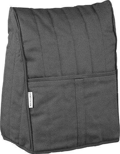 KitchenAid - KMCC10B Cloth Cover for KitchenAid Tilt-Head Stand Mixers - Black Onyx/Black