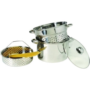 Cook Pro - 8 Qt Stainless Steel Multi-Cooker - Stainless Steel