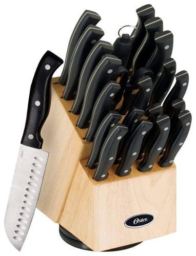 Oster - Winsted 22-Piece Knife Set - Black